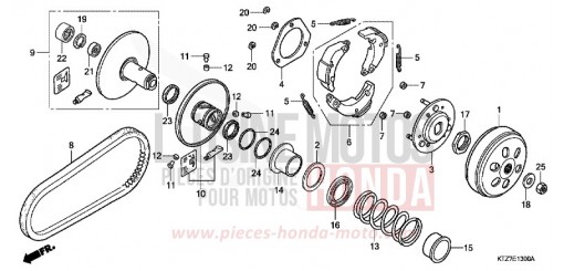 DRIVEN FACE PES125R8 de 2008